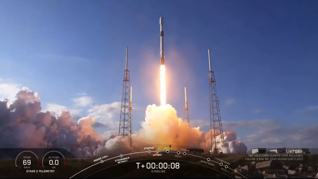 Pone en órbita SpaceX 60 satélites Starlink Aviación 21